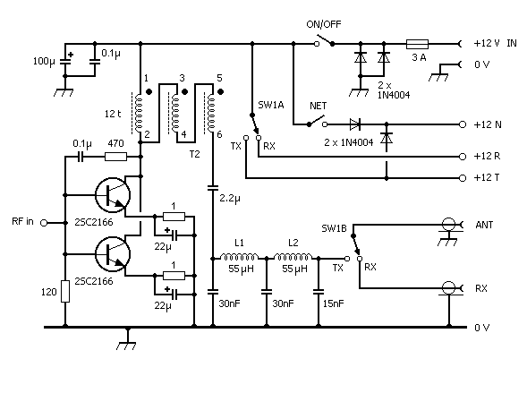 DC Switching and PA Circuit